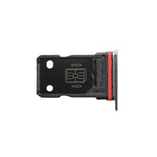 Replacement Dual Sim Card Tray For OnePlus 7T - Frosted Silver