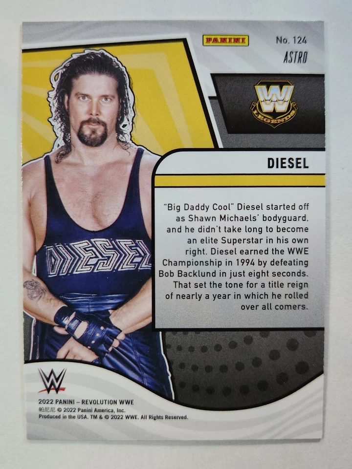 2022 Panini WWE Revolution - ASTRO PARALLEL LEGENDS #124 DIESEL - Image 2 of 2