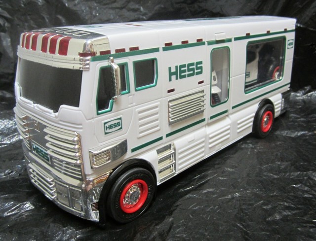Hess 2018 Toy Truck RV with ATV and Motorbike for sale