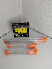 Nerf Rival Magazines with Balls 2x7 round and 1x12 round with 25 New Balls 