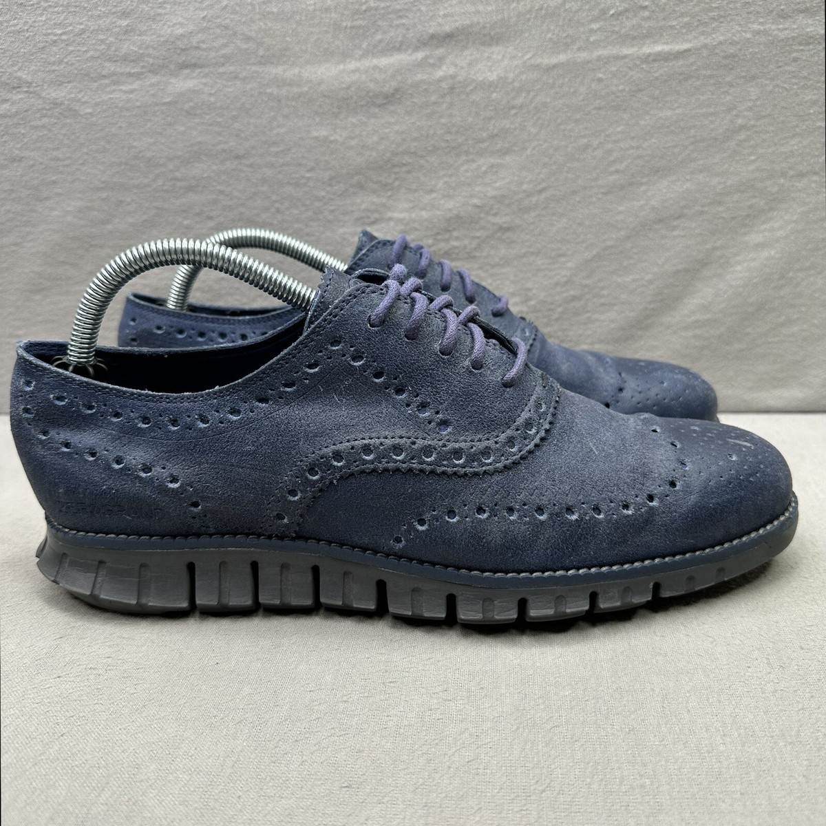 Cole Haan ZeroGrand Mens Size 8.5 (M) Wingtip Oxford Blue 