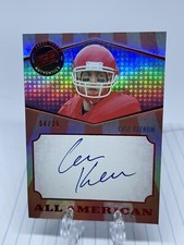 2012 Press Pass All American Red Case Keenum Autograph 4/25