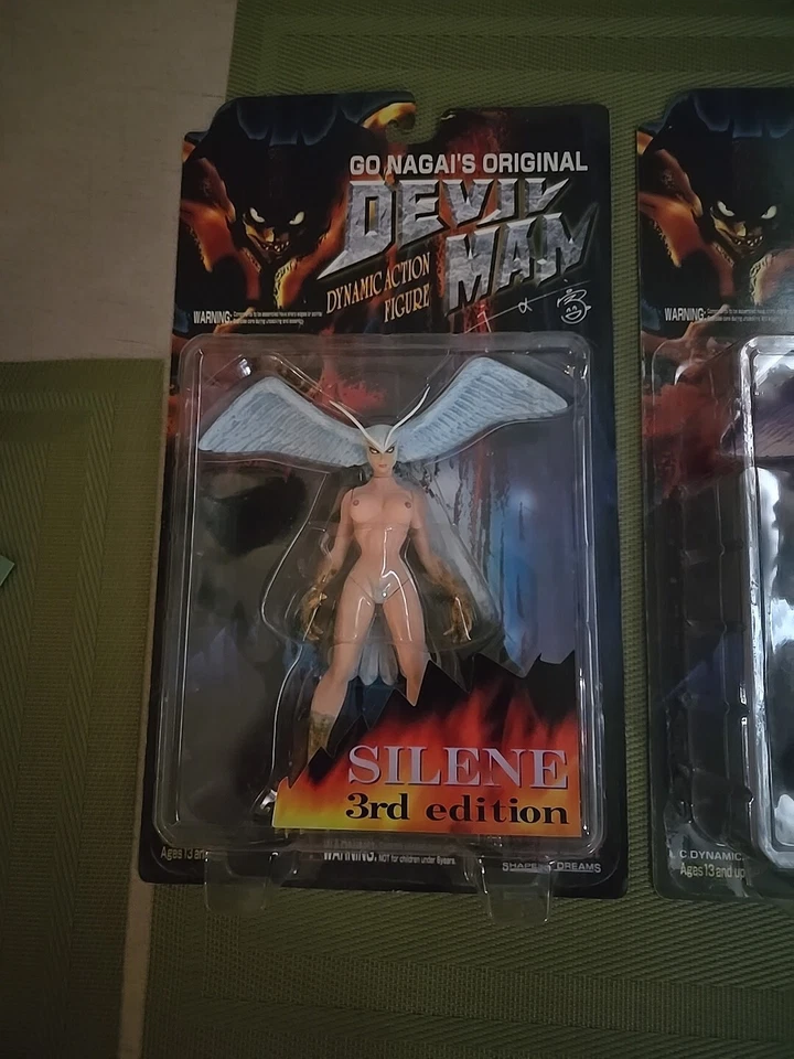 Par de figuras de acción Go Nagai's Devil Man Silene 3ª edición Foto 2 de 4