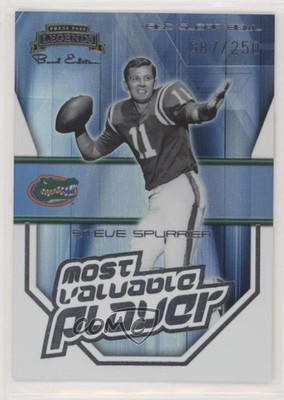 2008 Legends Bowl Edition Most Valuable Players /250 Steve Spurrier #MVP-10 nq6