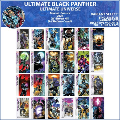 #ad #ad Ultimate Black Panther 2024 #1 16 17 18 19 20 21 22 23 24 Marvel COVER SELECT $49.88