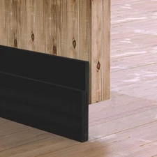 [New Upgrade] Huge Gap Door Draft Stopper,3-2/5"W Widened 3-2/5W x 39L, Black