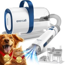 Dog Hair Vacuum  Dog Grooming Kit, Pet Grooming Vacuum with Pet Clipper Nail