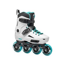 Rollerblade Lightning Women's Urban Inline Skate, White and Aqua White/Aqua 9