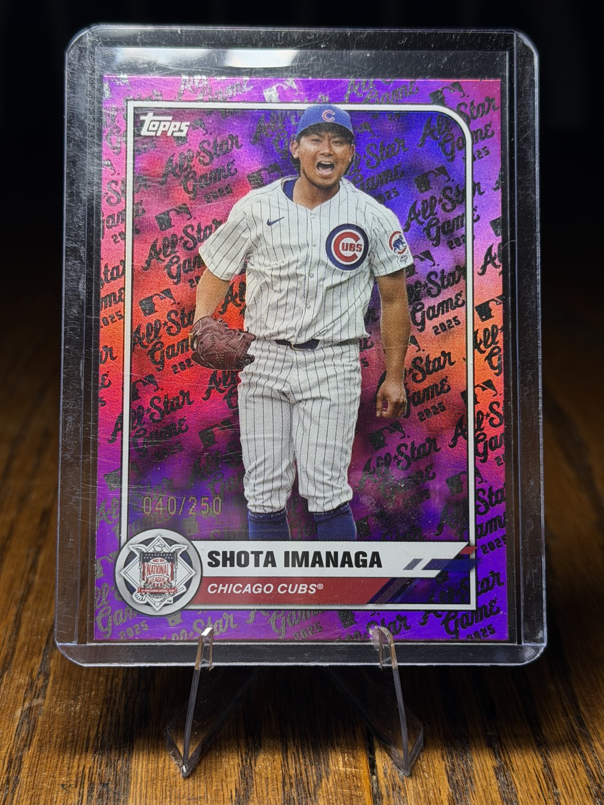 2025 Topps All-Star Game - Shota Imanaga, Shota Imanaga #16 Pink Foil /250