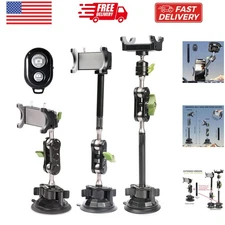 Car Phone Mount Video Recording Universal Magic Arm Suction Car Phone Holder ...