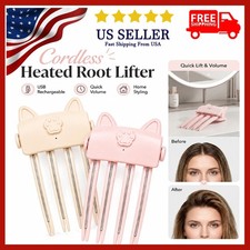 Electric Cordless Heated Hair Volume Clip - Root Clips for Curly Hair Volume