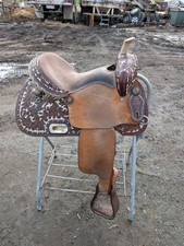 Teskey Competition Series 15 in Rough Out Barrel Saddle