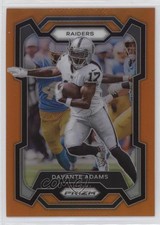 2023 Panini Prizm Orange Prizm 81/249 Davante Adams #174 0yk6