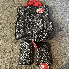 New TARGET Burst Reusable Foldable 15" Shopping Bag Tote - NWT Lot Of 3