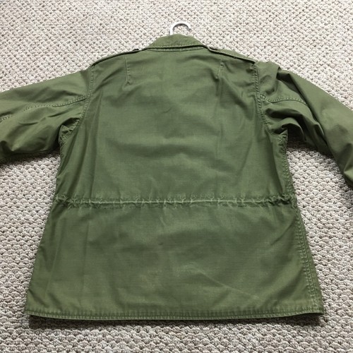 Vintage US Army Field Jacket OG-107 Women's 12R Green M-65 Military Alpha 1970s - Picture 8 of 11