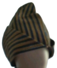 BROWN/BLACK CAP ASO OKE ABETIAJA FOR MEN/COLLEGE STUDENT/BOYS. SIZE 24 INCHES.