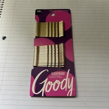 Goody SlideProof Bobby Pins - 48Ct, Metallic Blonde, High Gloss Bobby Hair Pins
