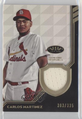 #ad 2018 Topps Tier One Tier One Relics 303 335 Carlos Martinez #T1R CM 0s55 $3.99