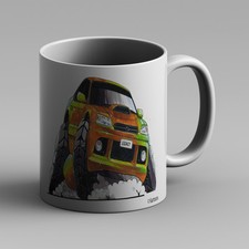 Kartoons Koolart Mug Subaru Legacy Yellow 1154