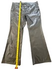 Wild Fable Faux Leather Low Rise Flare Pants Black Size 14 Y2K — photo 1
