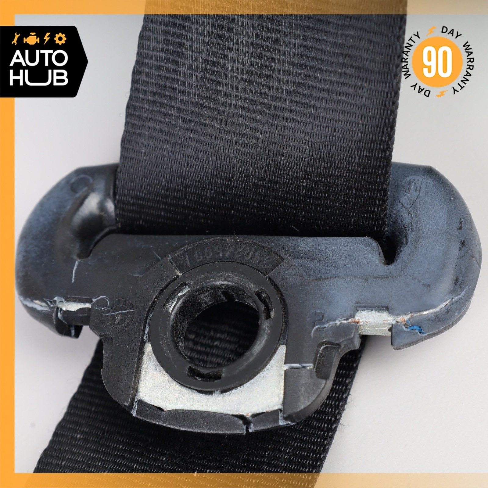 02-07 Maserati M138 Coupe 4200 Front Right Side Seat Belt Seatbelt Black OEM