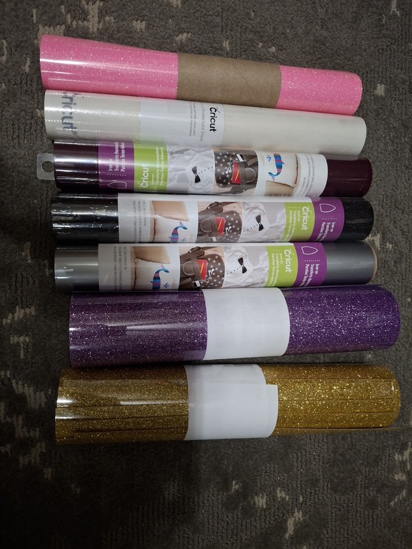 Cricut Iron On,protectant Sheet And Unknown Brand Mix Lot
