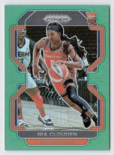 2022 Panini Prizm WNBA Nia Clouden #192 (RC) Green Prizm CONNECTICUT SUN