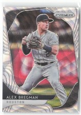 2020 Panini Baseball Prizm Alex Bregman White Wave /60 #188 Houston Astros