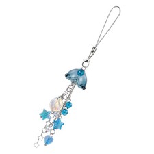 Jellyfish Charms Cute Cell Chain Strap with Star for Bag Keychain Wallet Pend...