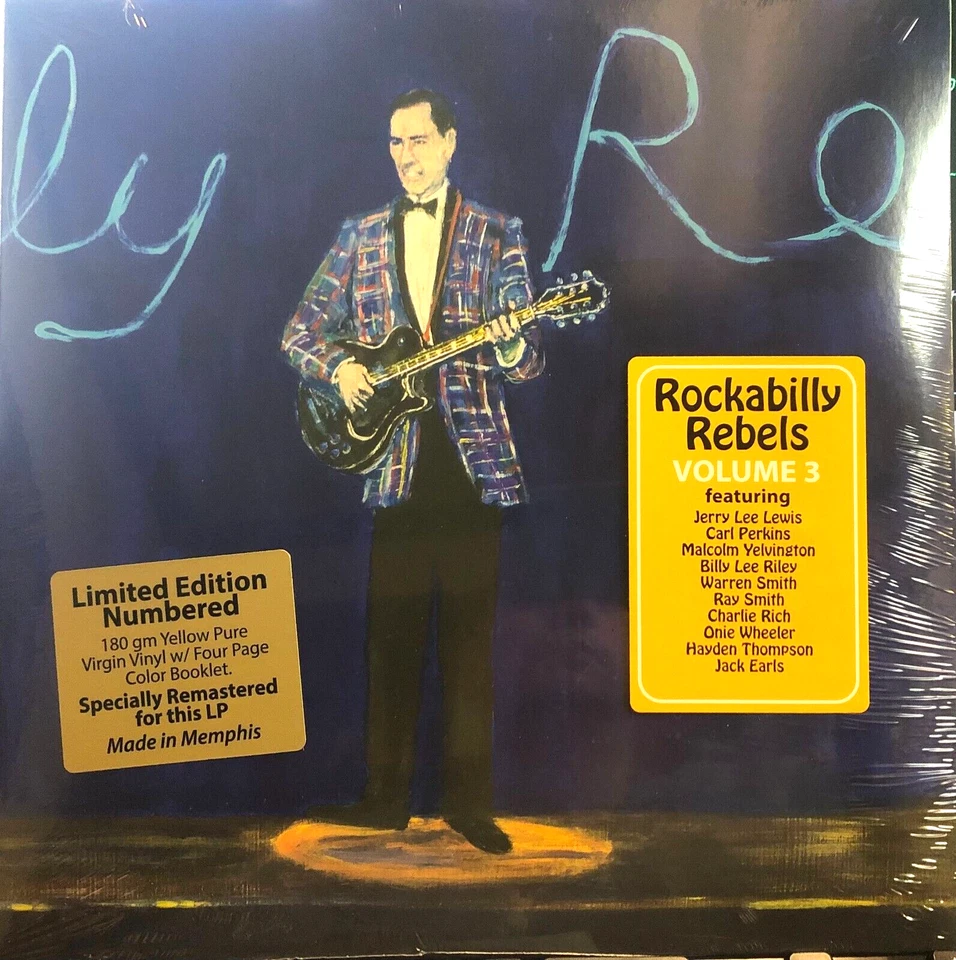 ROCKABILLY REBELS: Vol. 1 - 4 Vinyl BUNDLE (Factory Sealed, 180g, Color Booklet) - Image 4 of 4