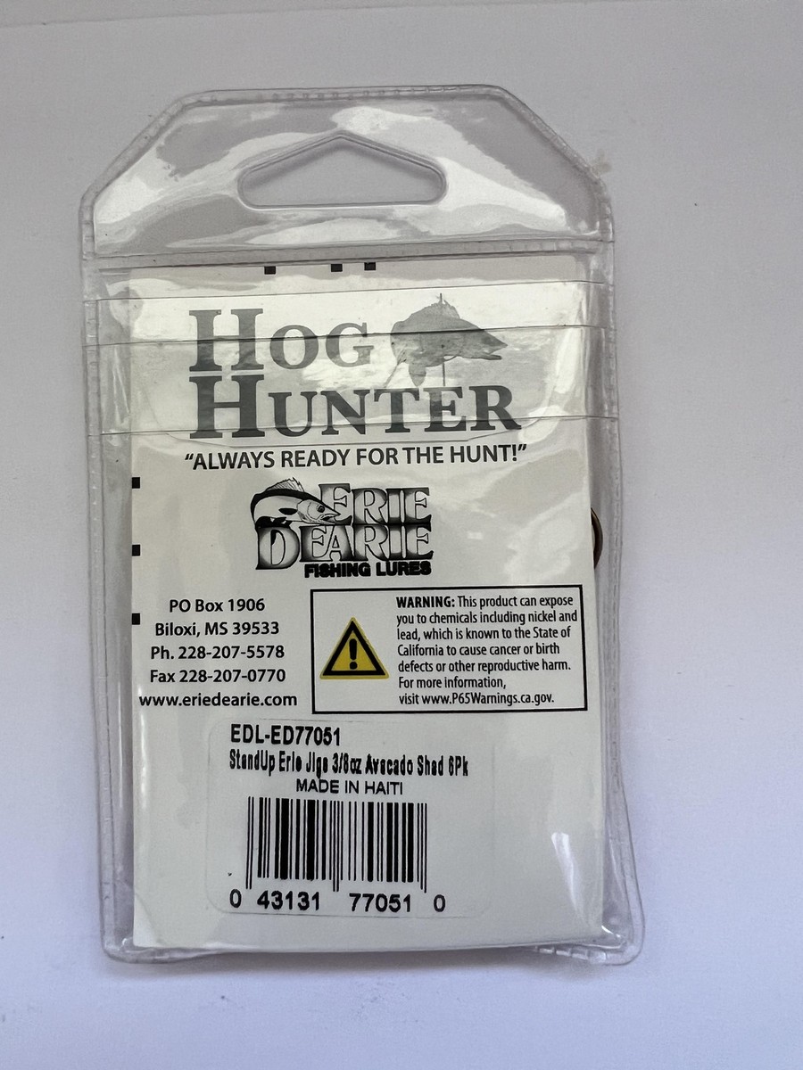 erie dearie fishing lure hog hunter jig 1/80 oz  Wind Rose North Ltd. Outfitters Shiner Jigs- 6 Packs 24