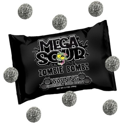 Mega Sour Candy Zombie Bombz 104G / 3.7OZ   Handmade British Hard Sweets   Extre