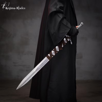 Holy Moonlight Sword Metal Replica, Bloodborne, Elden Ring Cosplay