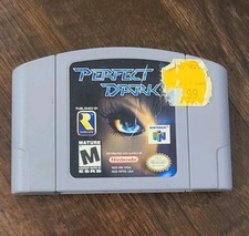 Perfect Dark (Nintendo 64, 2000) Video Game Cartridge Authentic Tested Working!
