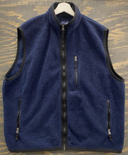 Vintage GAP Fleece Vest Men s XL Blue Full Zip Made in Korea Y2K Outdoor Core