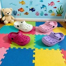 Croc Style Kids Beach Shoes Lightweight Breathable Children Sandals for Outdoor
