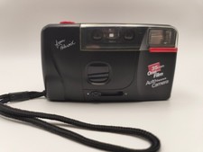 Polaroid 35mm One Film Black Builtin Flash Auto Focus Point Shoot Camera Works