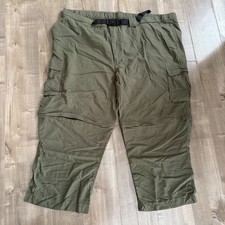 Boy Scouts of America Cargo Pants Olive Green Zip Off 3XL Classic Buckle