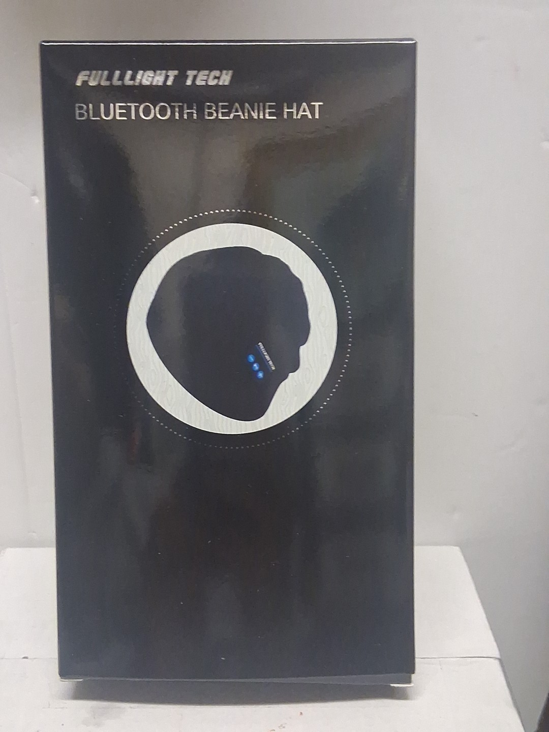 Black 'Music Hat' Bluetooth Beanie Headphones w/ Mic One Size