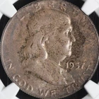 1957 Franklin Half Dollar NGC  MS65 FBL