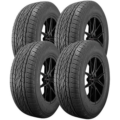 (QTY 4) 255/55R20 Continental Cross Contact LX20 107H SL Black Wall Tires