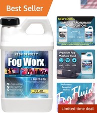 Extreme High Density Fog Juice - Long Lasting, High Output, Water Based Fog M...