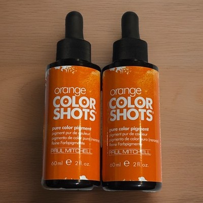 Paul Mitchell Color Shots Orange Pure Color Pigment 2 oz-2 Pack