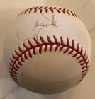 New ListingLarry Walker Single Signed Official MLB Baseball on Sweet Spot - BB HOF