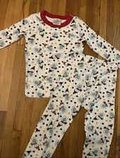 Hanna Andersson Organic Cotton Holiday Pajama Set Size 6-7
