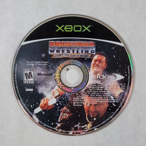 Backyard Wrestling Don't Try This At Home - Loose Microsoft Original Xbox Disc