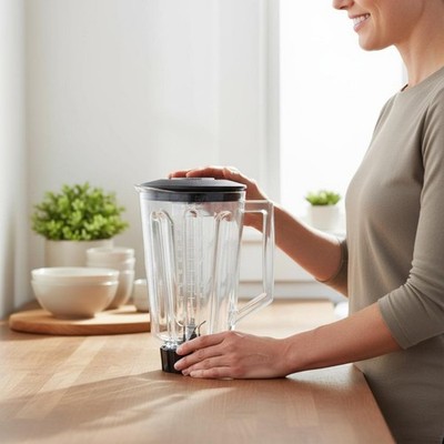 Blender Container Fixed Band Food-Safe Plastic Mixing Pitcher at No Extra Cost