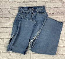 Aeropostale 90s Baggy Wide Leg Jeans Women's Size 4 Light Wash Button Fly