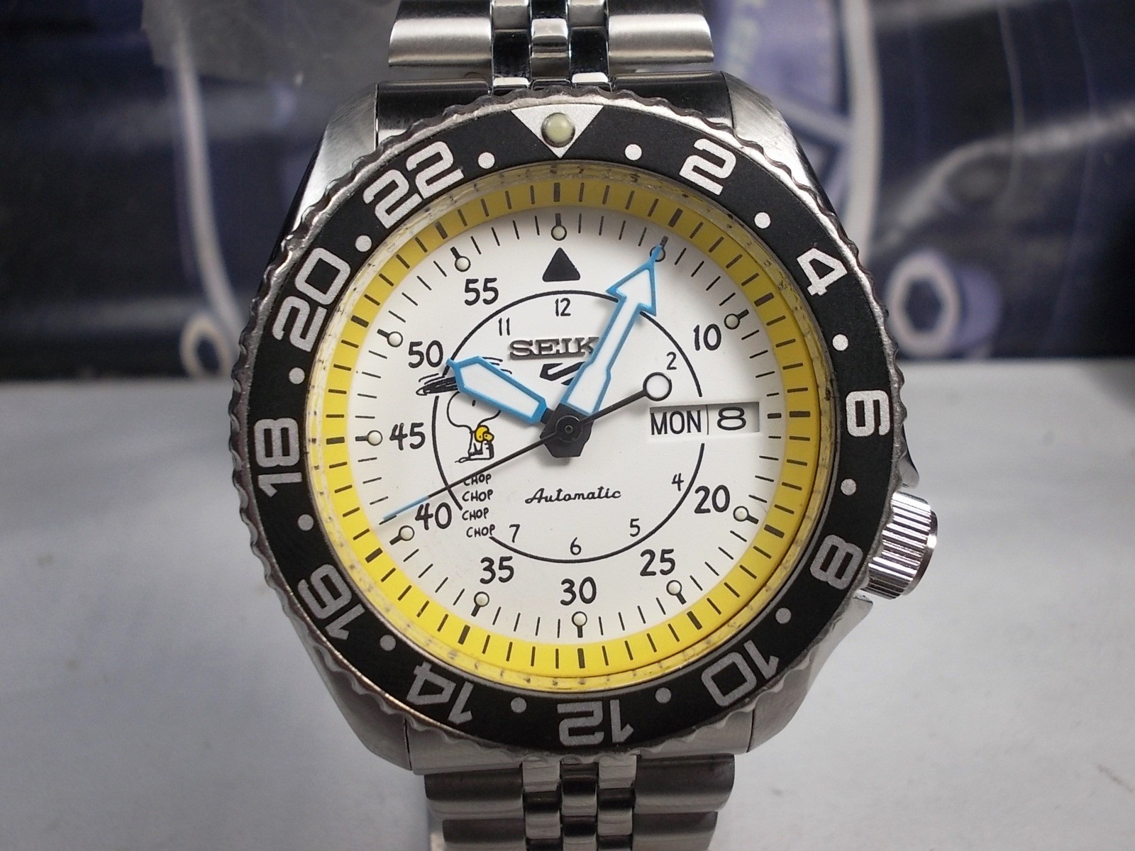 WATCH 824377) DIVERS MENS 5 7S26-0020 'SEIKO SCUBA SEIKO SNOOPY' AUTO SKX007 (SN - vintagewatches.pk