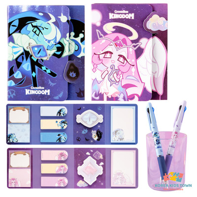 OFFICIAL Cookie Run Kingdom Brand New Goods (Shadow Milk, memo pad /3 color pen)